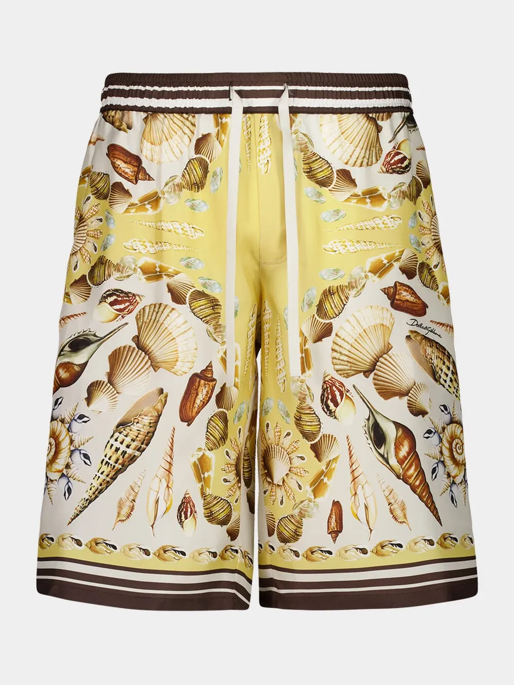 Shell Printed Silk Twill Shorts sold by Fashion Clinic product image thumbnail 2