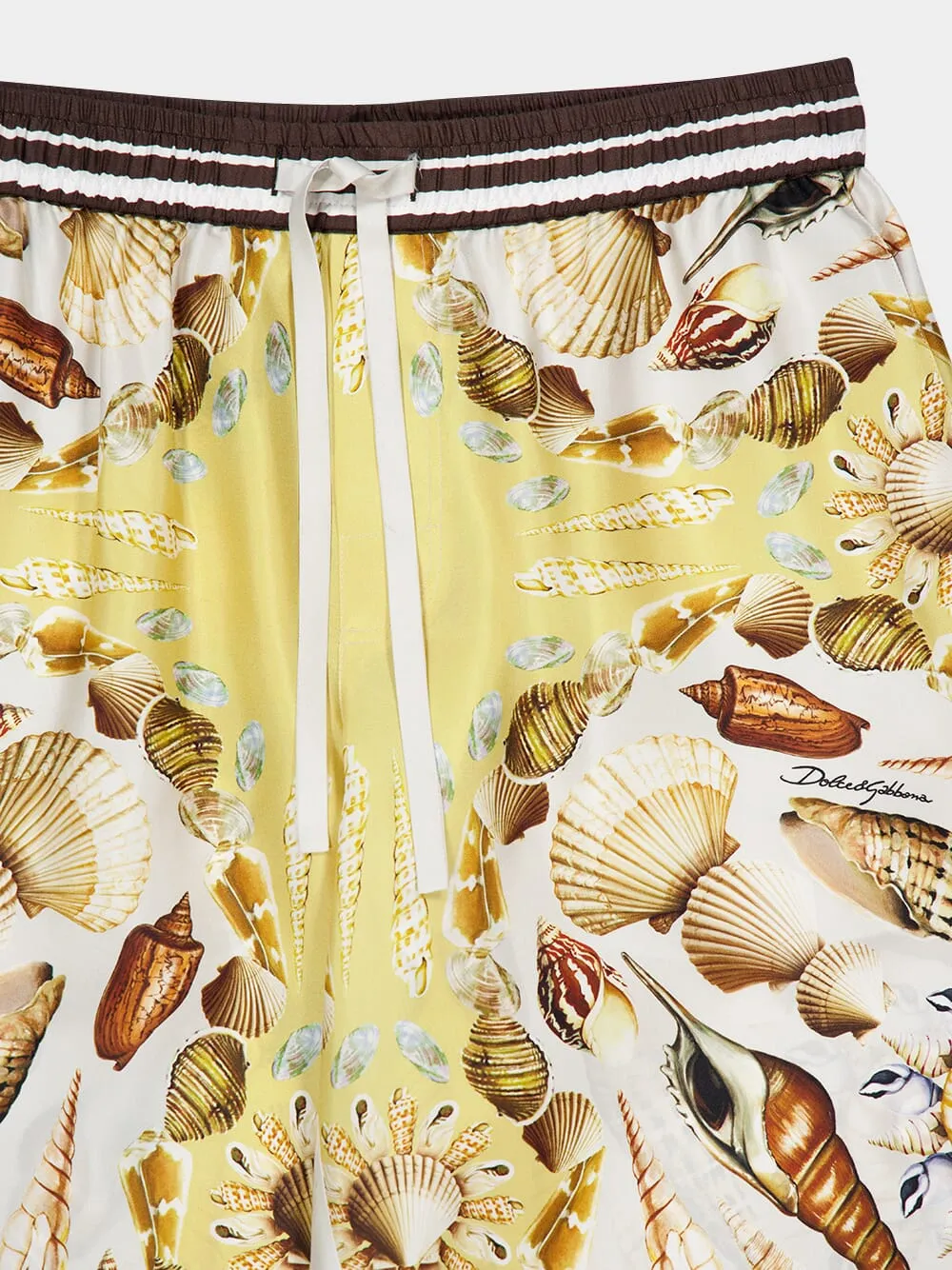 Shell Printed Silk Twill Shorts sold by Fashion Clinic product image thumbnail 5