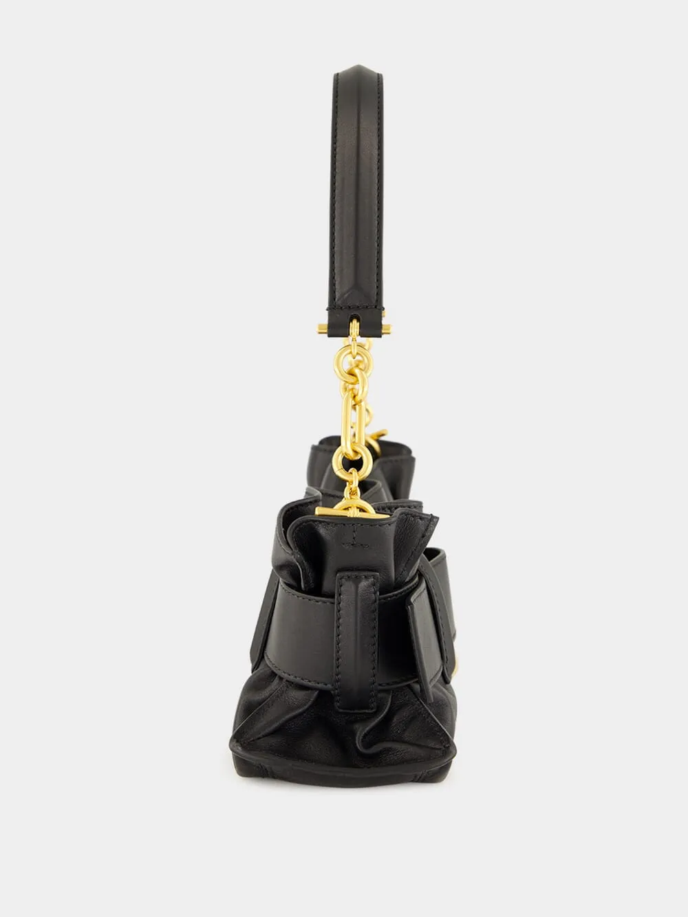 Black Mini Anthem Bag in Calfskin Leather sold by Fashion Clinic product image thumbnail 5