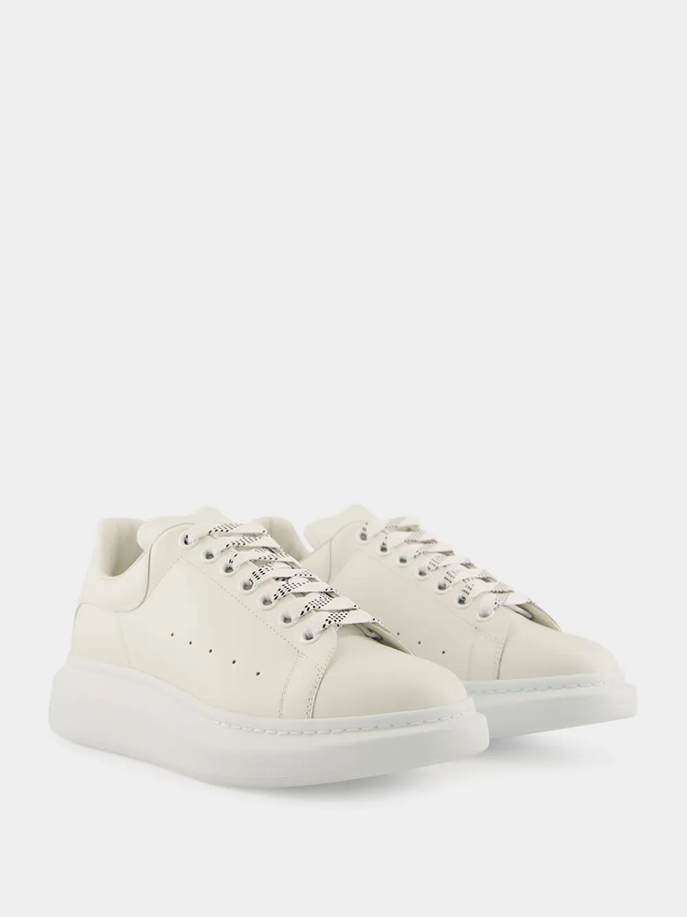 White Oversized Sneakers New Tech Calf Leather sold by Fashion Clinic product image thumbnail 3
