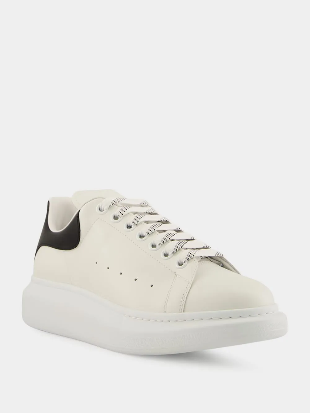 White and Black Oversized Sneakers New Tech Calf Leather sold by Fashion Clinic product image thumbnail 2