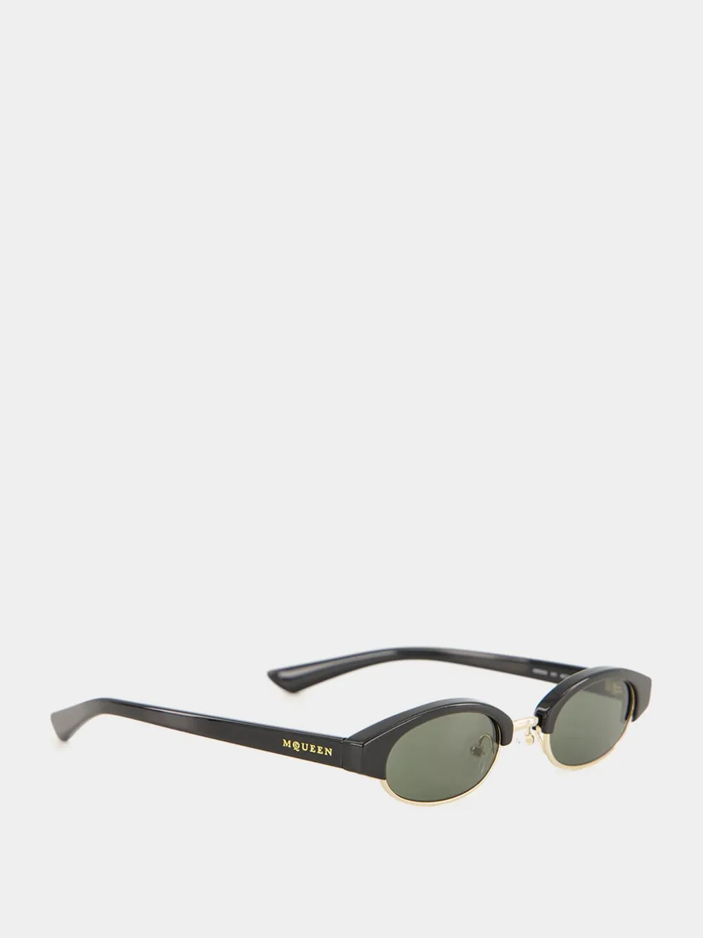 Ellipse Sunglasses in Black and Smoke sold by Fashion Clinic product image thumbnail 2