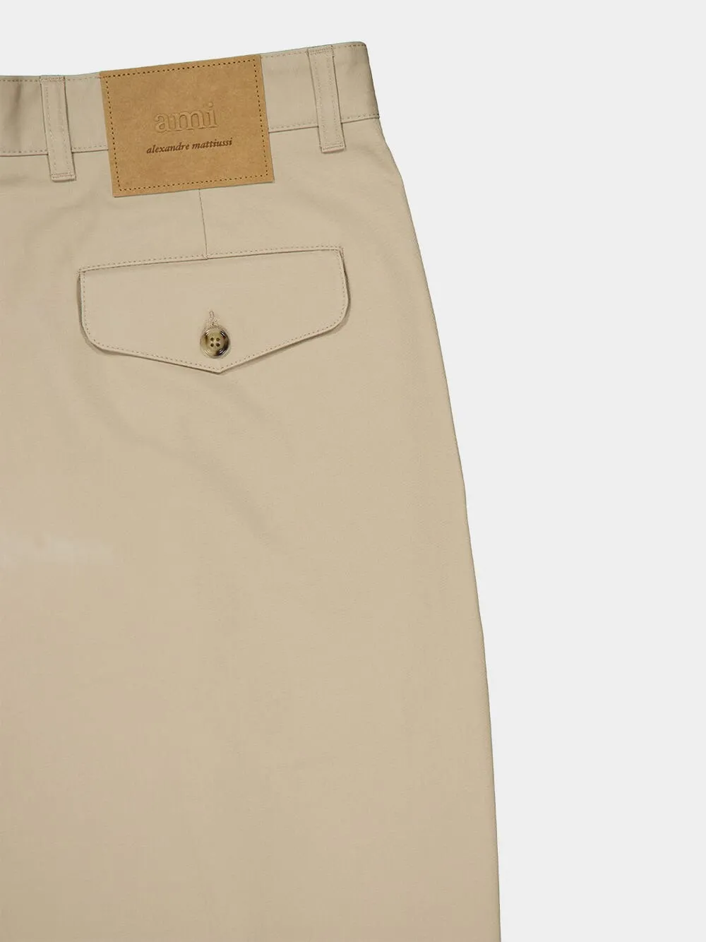 White Coffee Beige Oversized Carrot Trousers sold by Fashion Clinic product image thumbnail 4