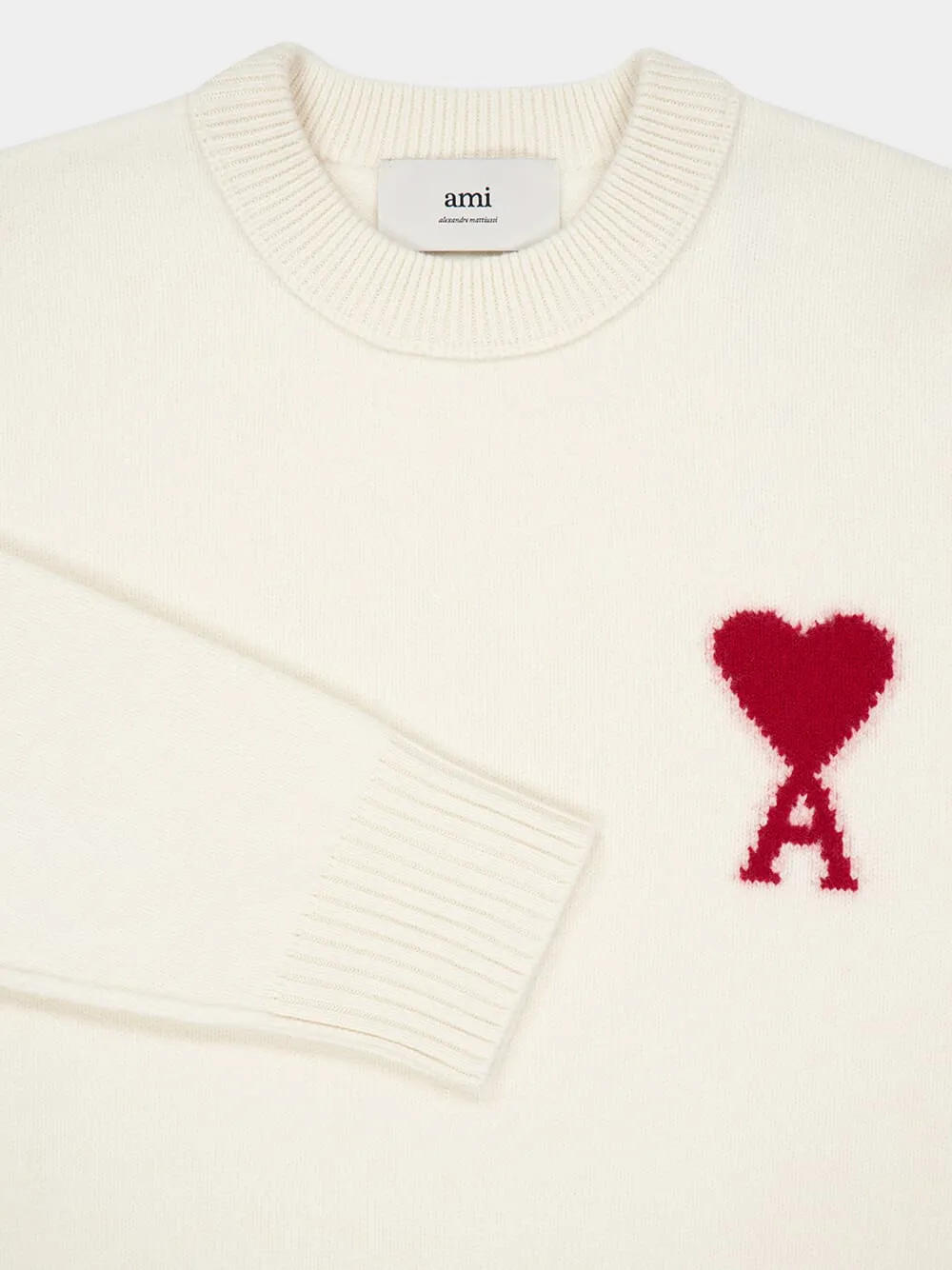Off White Ami de Coeur Crewneck Sweater sold by Fashion Clinic product image thumbnail 3
