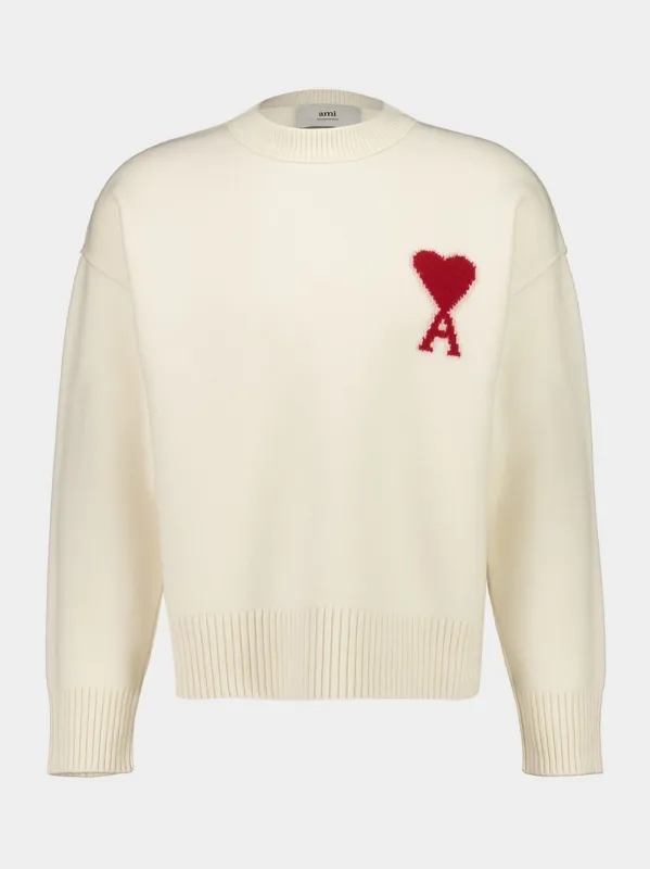 Off White Ami de Coeur Crewneck Sweater made by Fashion Clinic