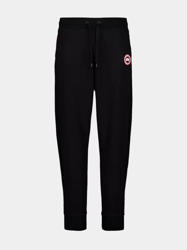 Black Huron Cotton Sweatpants sold by Fashion Clinic