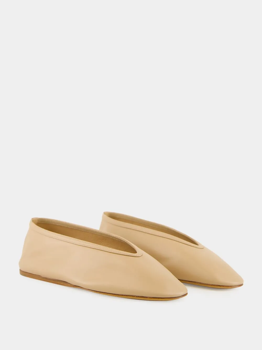 Luna Slipper in Fawn Leather sold by Fashion Clinic product image thumbnail 3