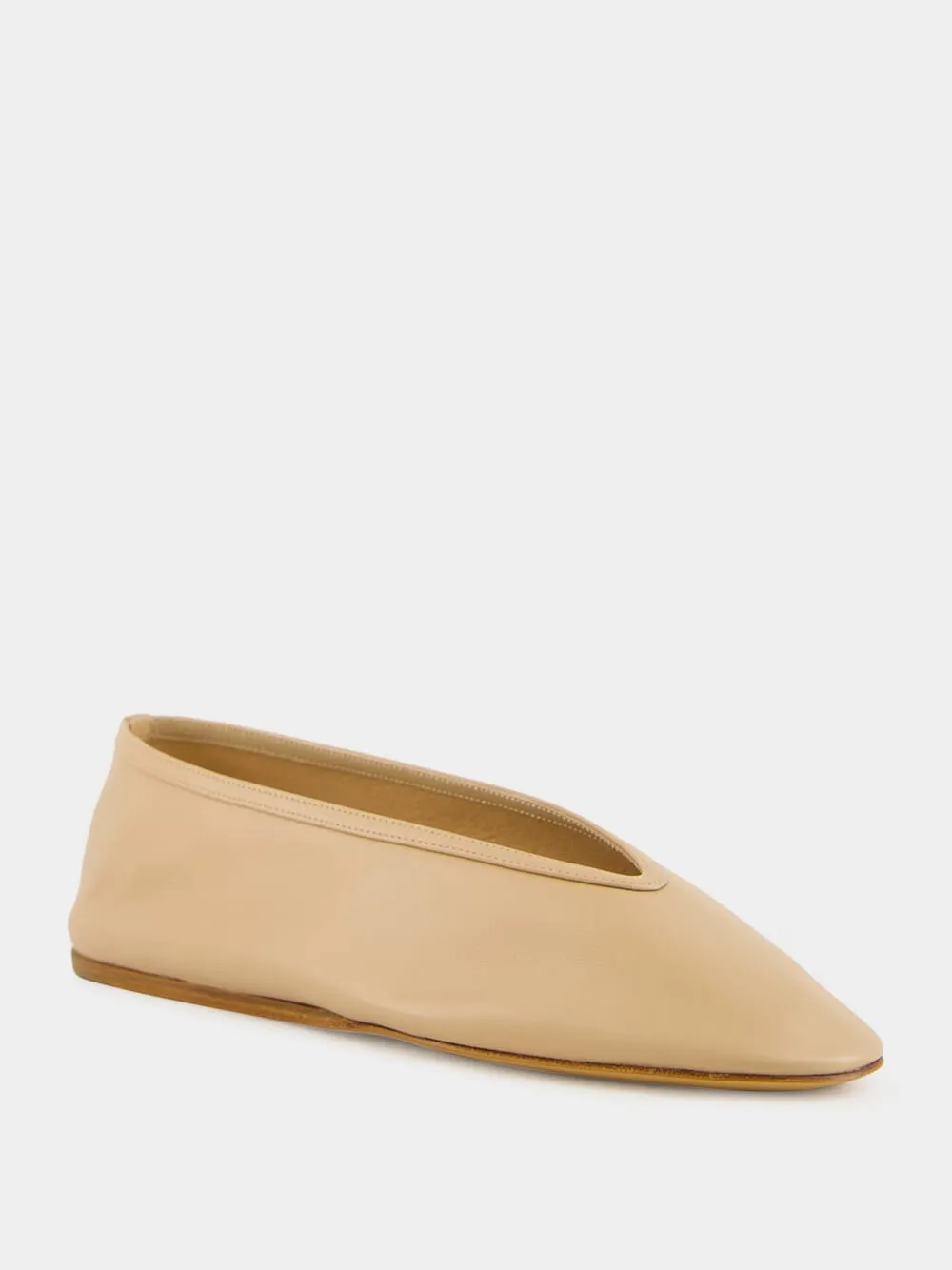 Luna Slipper in Fawn Leather sold by Fashion Clinic product image thumbnail 2