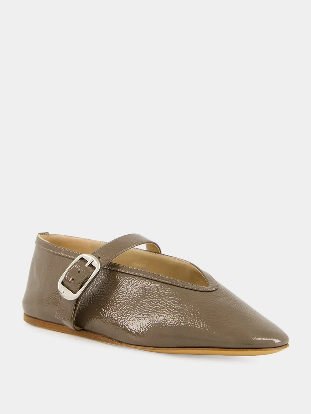 Stella Slipper in Taupe Leather sold by Fashion Clinic product image thumbnail 2