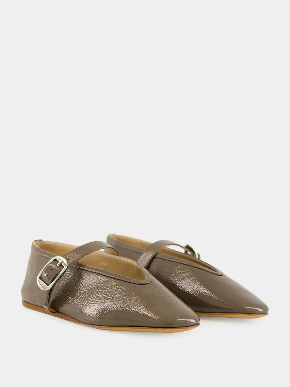 Stella Slipper in Taupe Leather sold by Fashion Clinic product image thumbnail 3