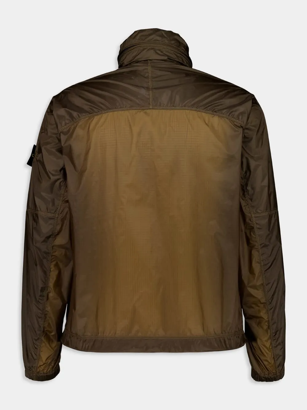 Light Jacket in Military Green Ripstop Light HT Nylon sold by Fashion Clinic product image thumbnail 4