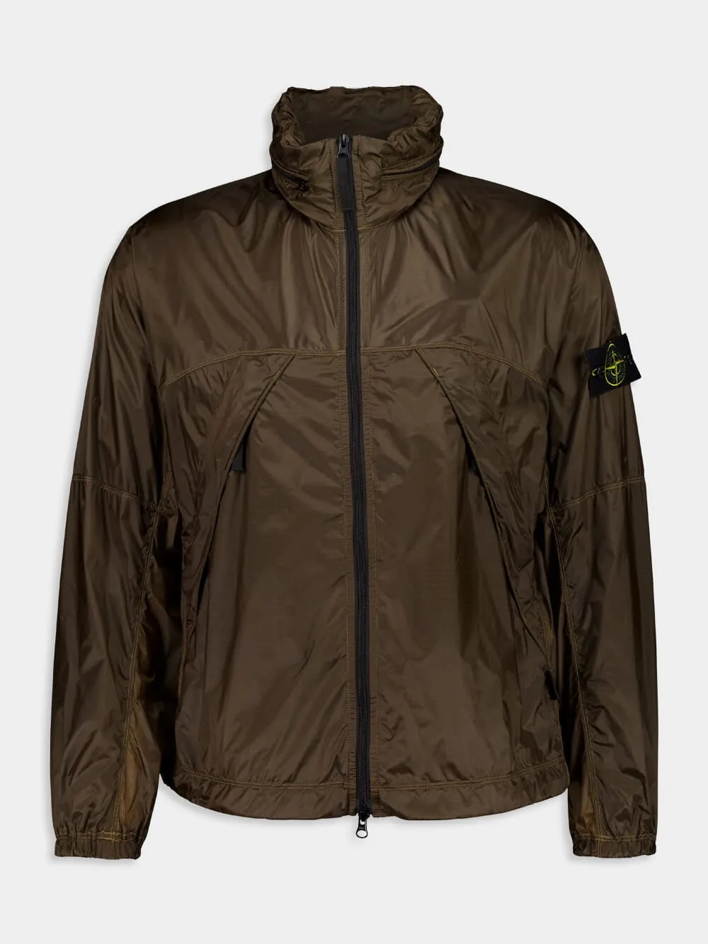 Light Jacket in Military Green Ripstop Light HT Nylon sold by Fashion Clinic product image thumbnail 2