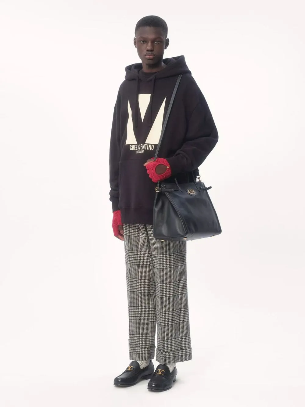 Antibes Medium Calfskin Shopping Bag in Black sold by Fashion Clinic product image thumbnail 2