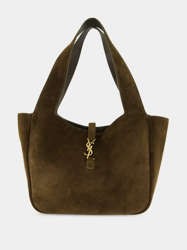 Le 5 à 7 Bea Tote in Light Musk Suede sold by Fashion Clinic