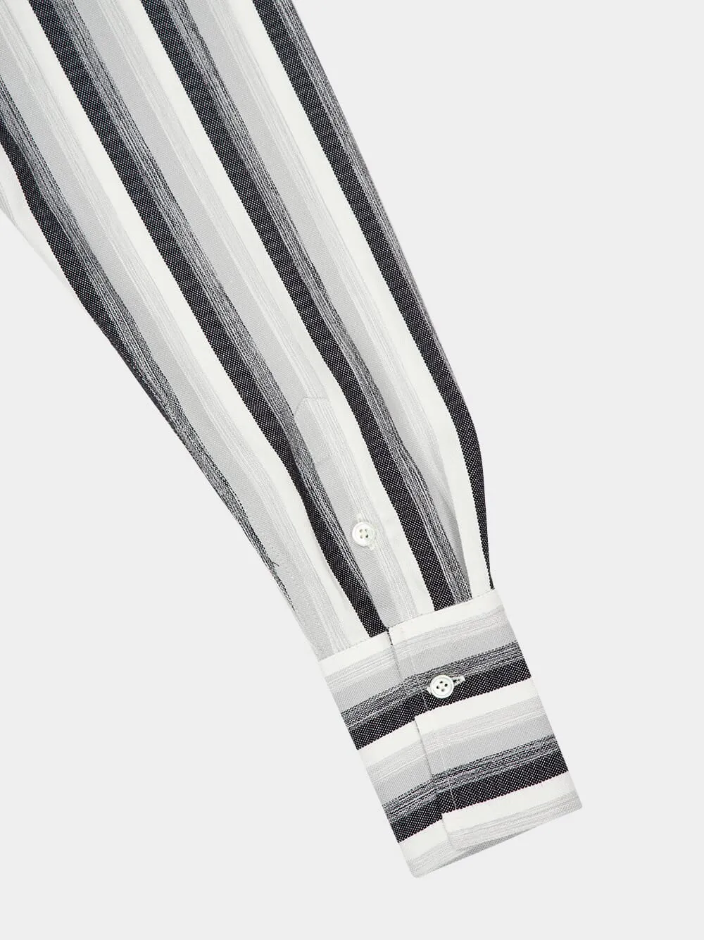 French Cuff Stripe 2 Long-Sleeved Shirt sold by Fashion Clinic product image thumbnail 4