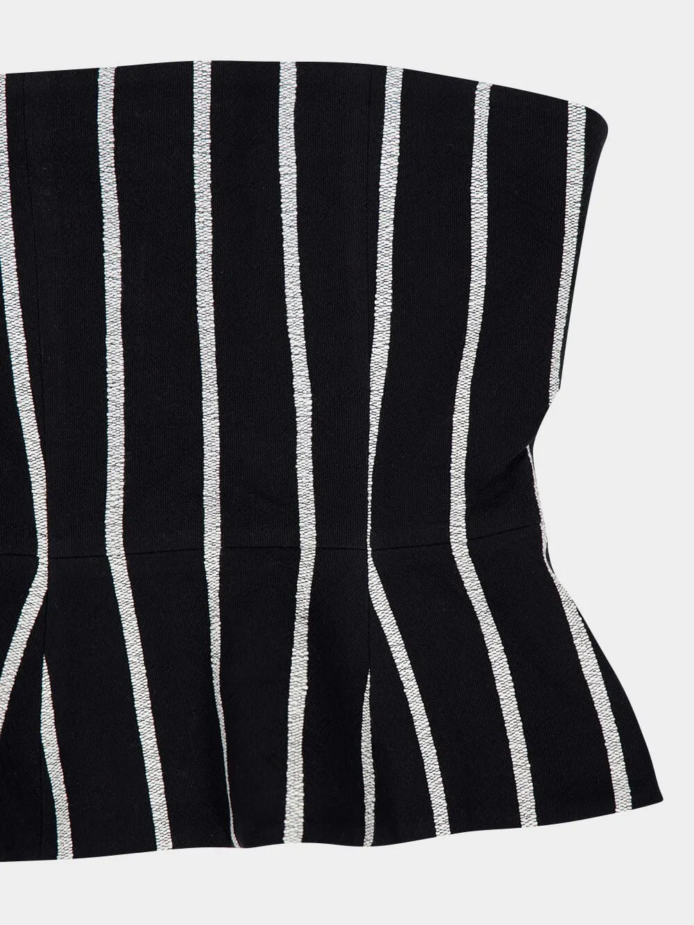 Black Bandeau Corset Stripe 114 sold by Fashion Clinic product image thumbnail 3