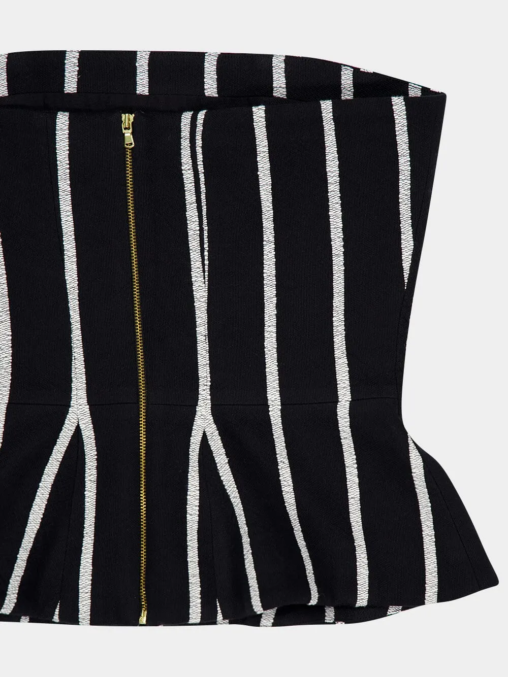 Black Bandeau Corset Stripe 114 sold by Fashion Clinic product image thumbnail 4