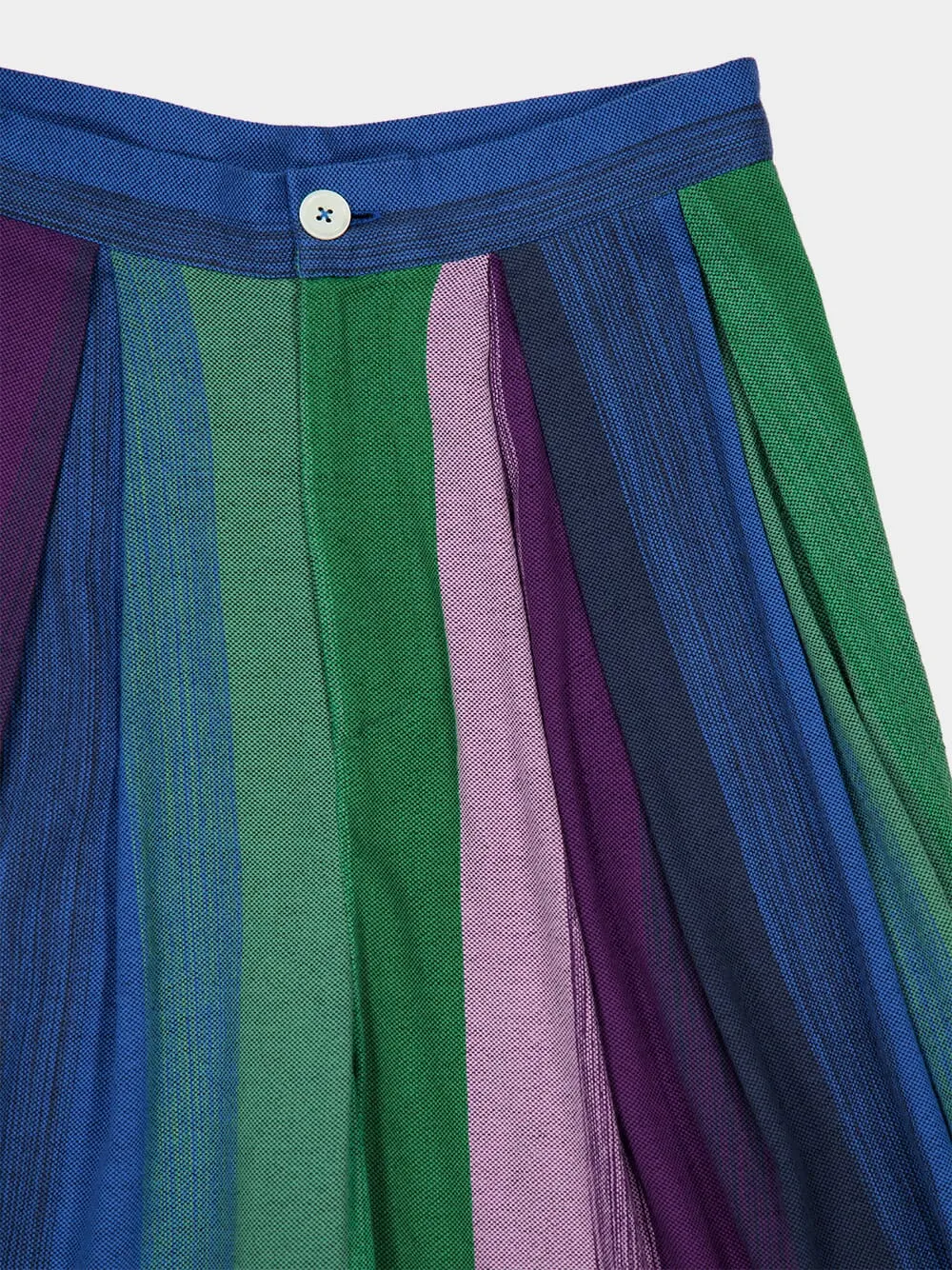 High-Waist Pleated Trousers Stripe 69 Cotton sold by Fashion Clinic product image thumbnail 3