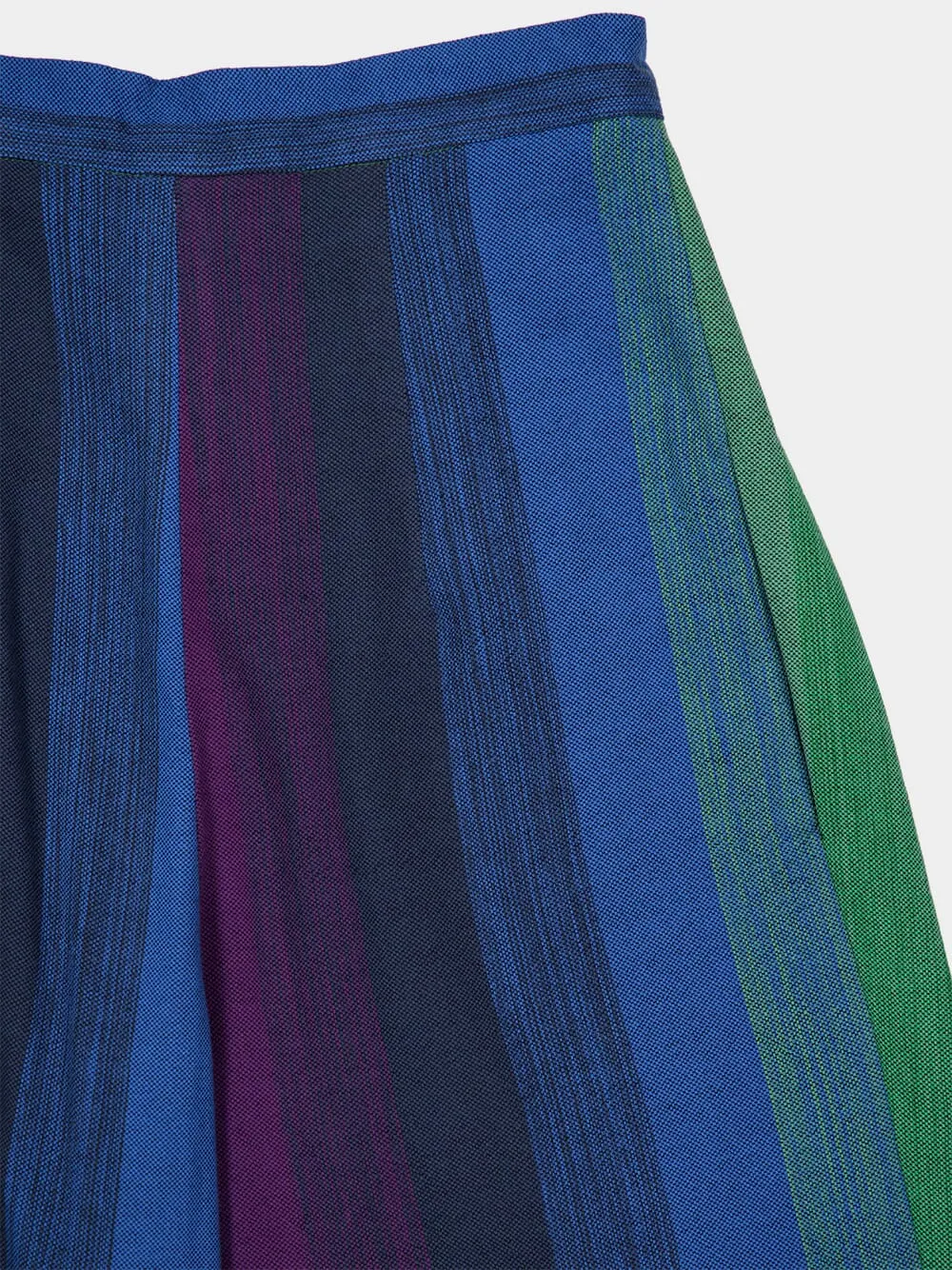 High-Waist Pleated Trousers Stripe 69 Cotton sold by Fashion Clinic product image thumbnail 4