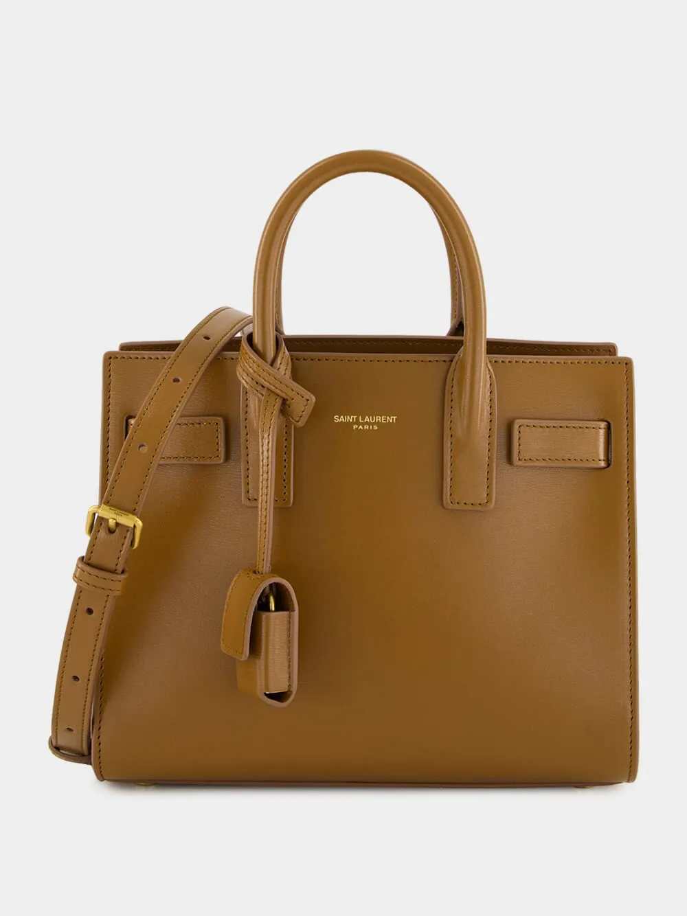 Sac de Jour in Fox Brown Smooth Leather sold by Fashion Clinic