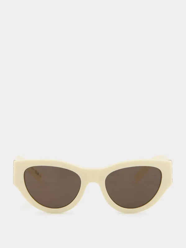 Sunglasses SL M94 in Ivory and Black made by Yves Saint Laurent