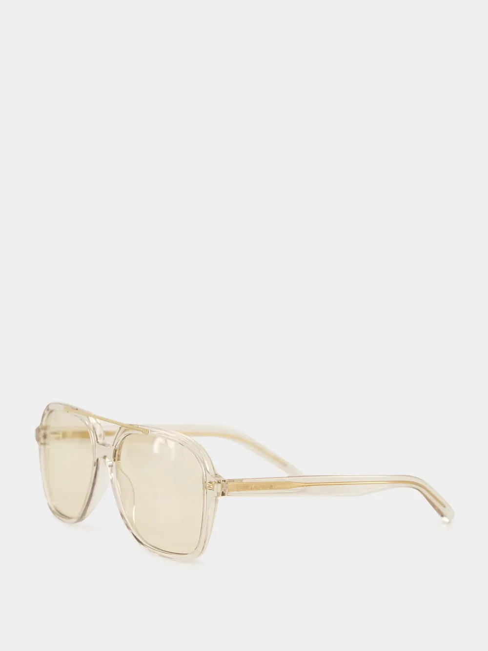 Sunglasses SL 545 in Transparent Cream and Light Gold sold by Fashion Clinic product image thumbnail 3