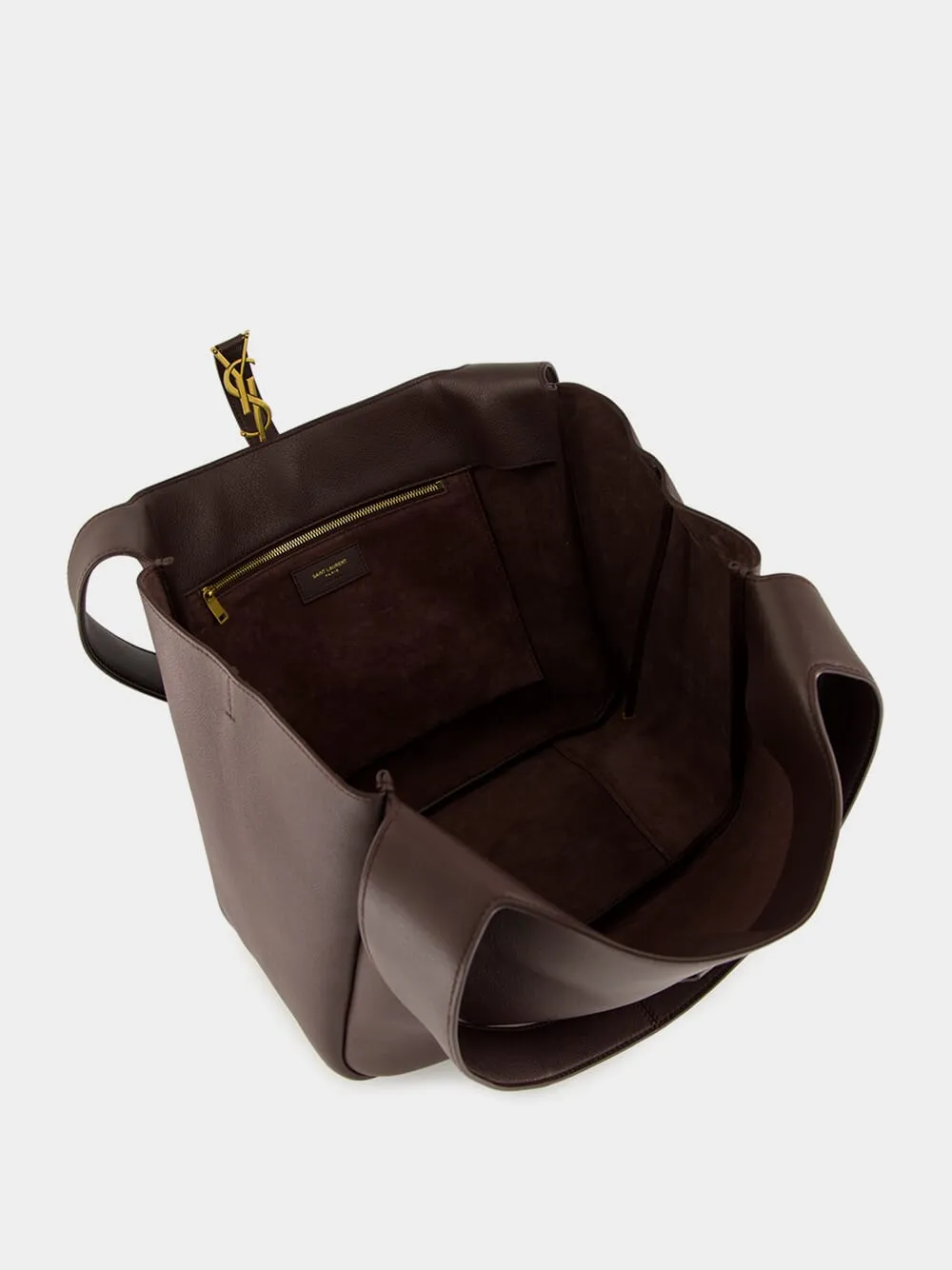 Le 5 à 7 Bea Tote in Raisin Grained Leather sold by Fashion Clinic product image thumbnail 5