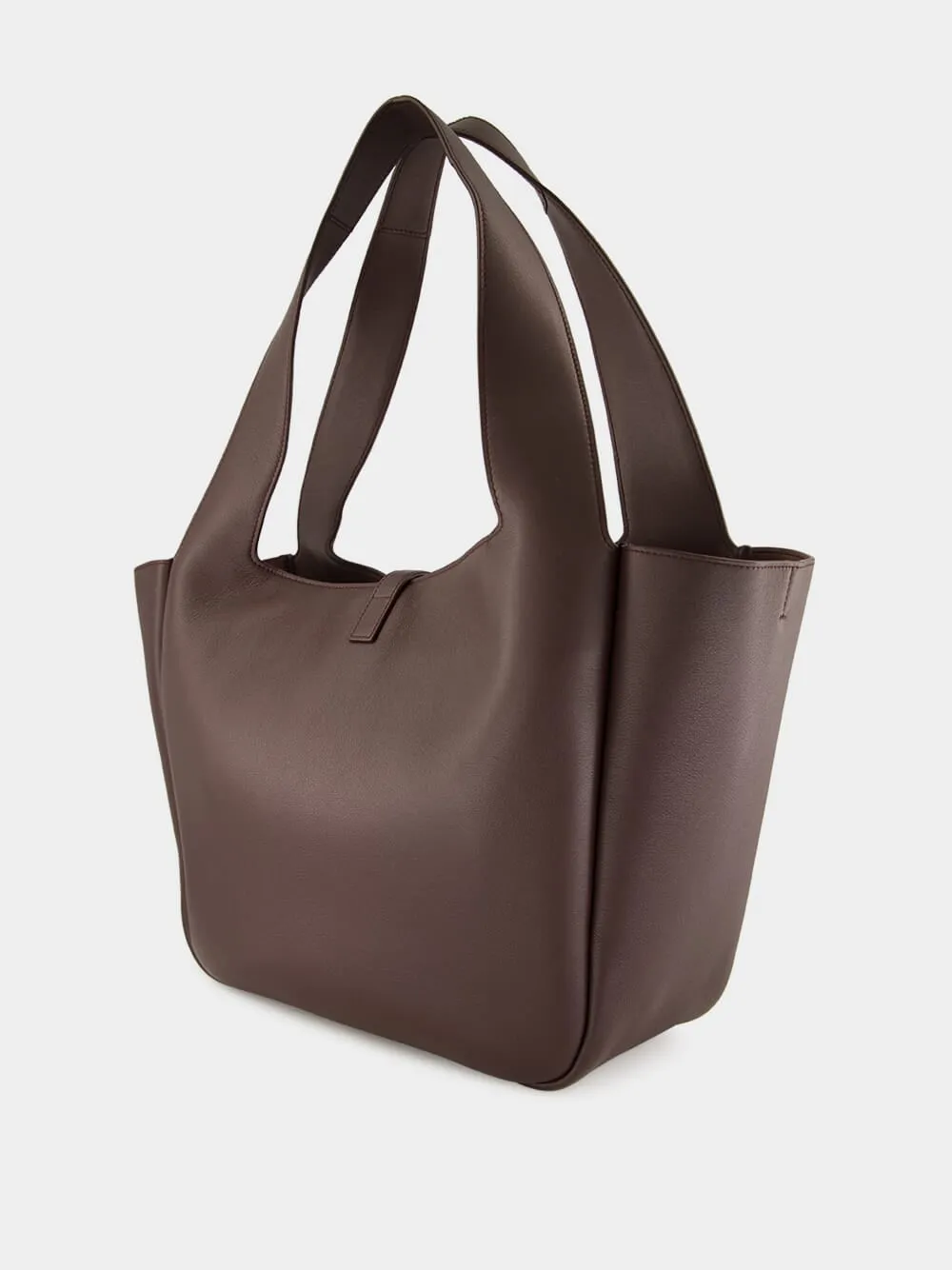 Le 5 à 7 Bea Tote in Raisin Grained Leather sold by Fashion Clinic product image thumbnail 4