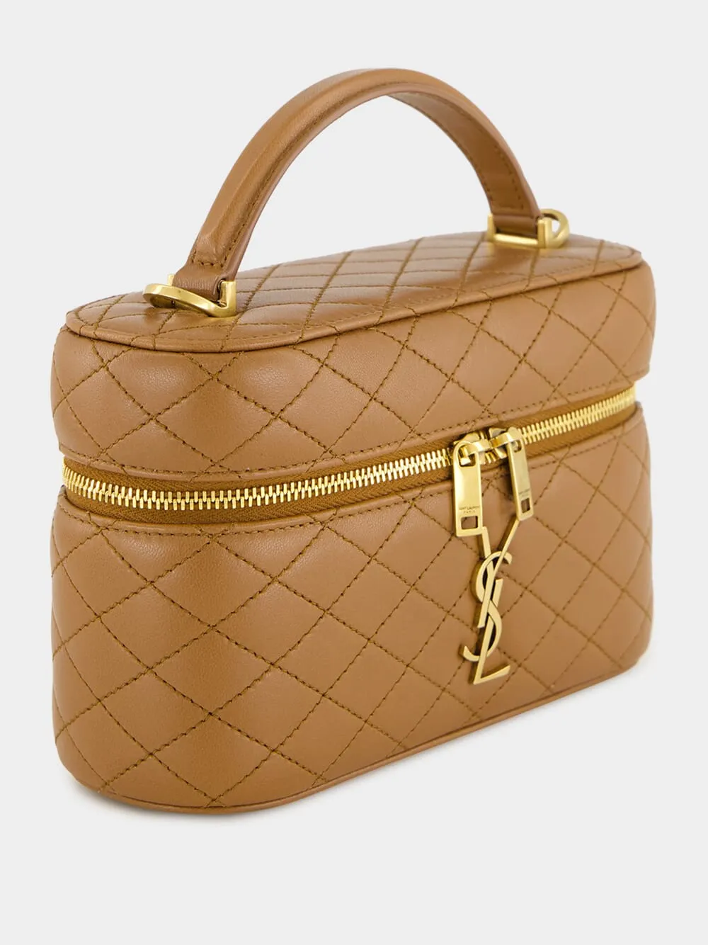 Gaby Vanity Bag in Fox Brown Lambskin sold by Fashion Clinic product image thumbnail 4