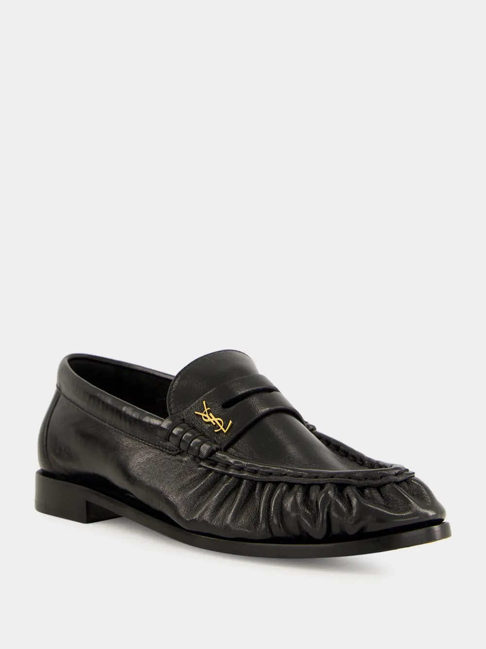 Le Loafer in Black Shiny Lambskin Leather sold by Fashion Clinic product image thumbnail 2