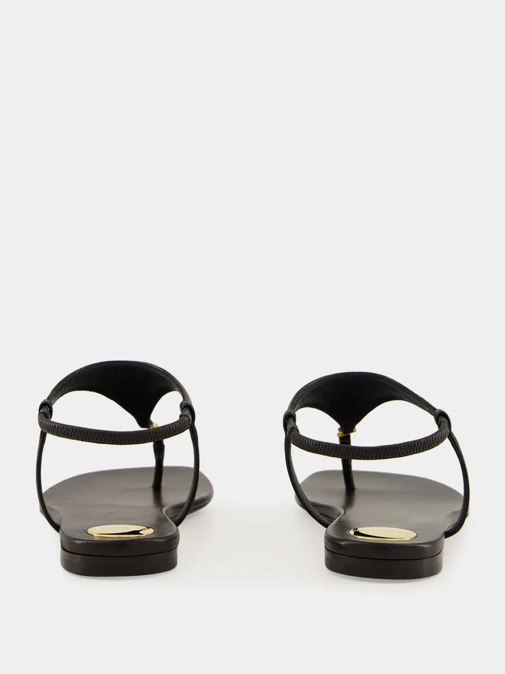 Cassandra Sandals in Black Smooth Leather sold by Fashion Clinic product image thumbnail 5