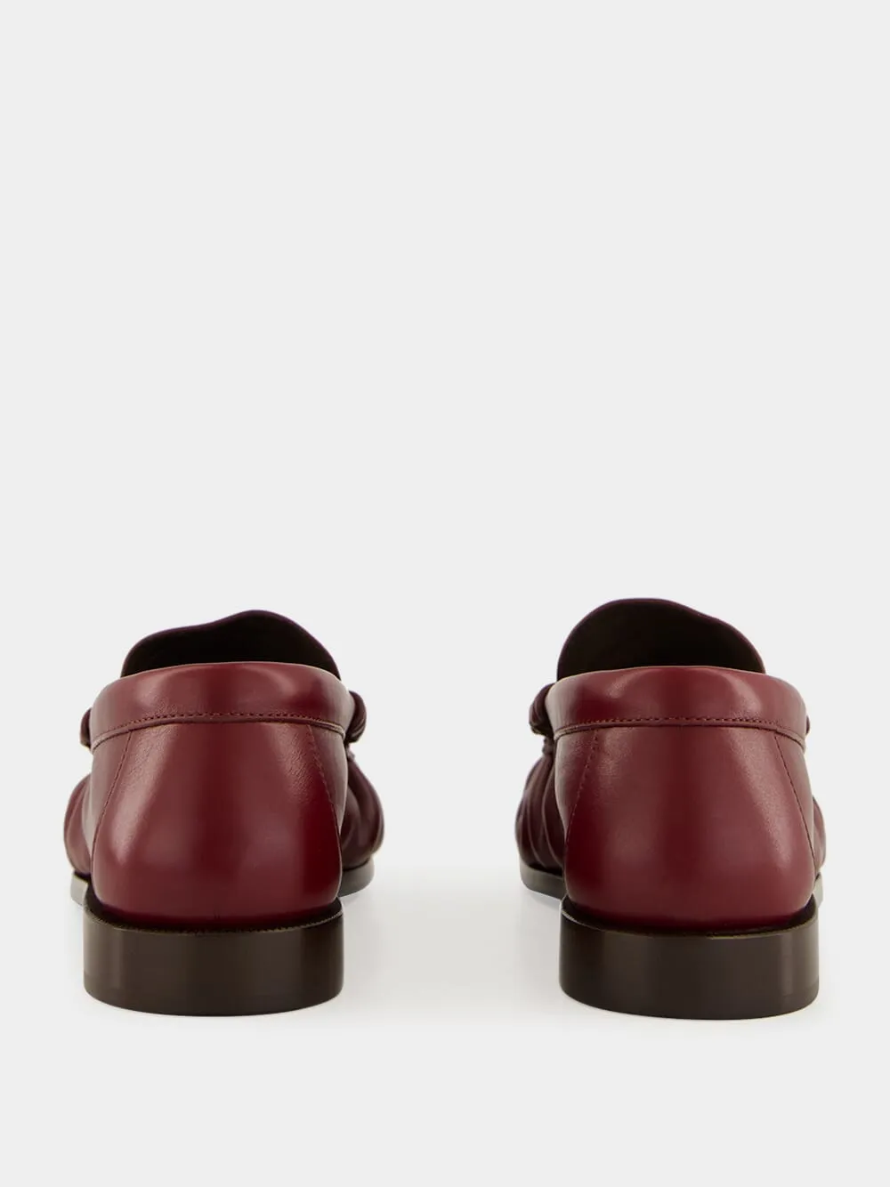 Le Loafer in Dark Ruby Smooth Leather sold by Fashion Clinic product image thumbnail 5