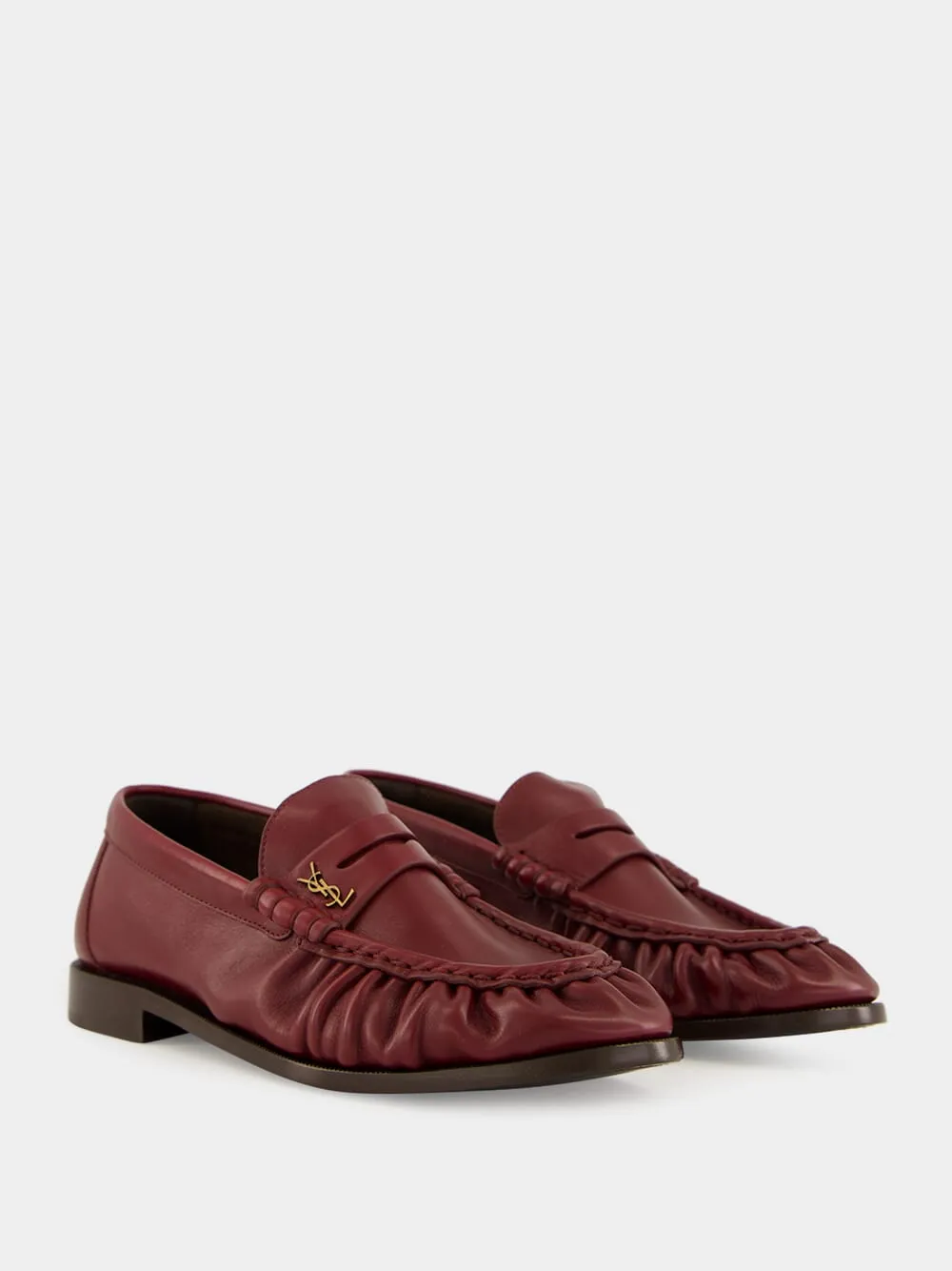 Le Loafer in Dark Ruby Smooth Leather sold by Fashion Clinic product image thumbnail 3