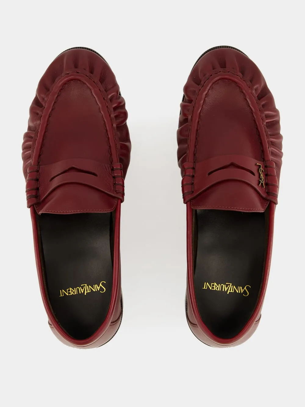 Le Loafer in Dark Ruby Smooth Leather sold by Fashion Clinic product image thumbnail 4