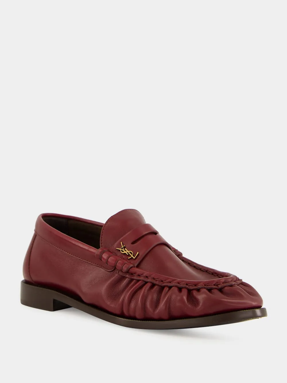 Le Loafer in Dark Ruby Smooth Leather sold by Fashion Clinic product image thumbnail 2