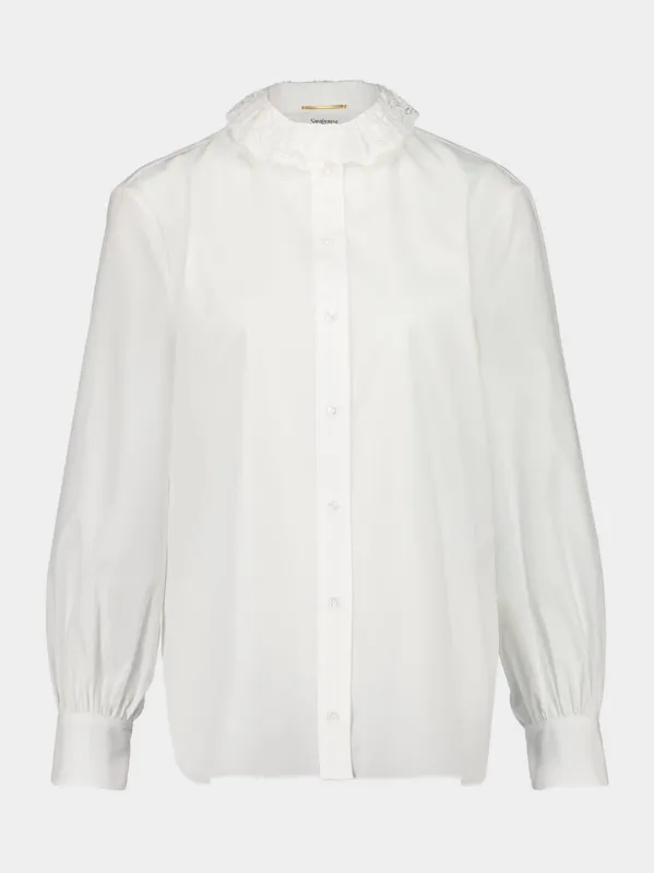 Craie Shirt in Cotton Poplin sold by Fashion Clinic