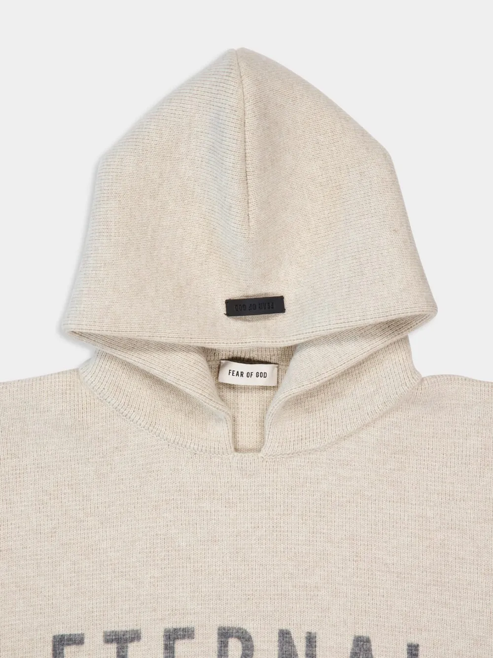 Heather Grey Eternal Merino Knit Sweatshirt sold by Fashion Clinic product image thumbnail 4