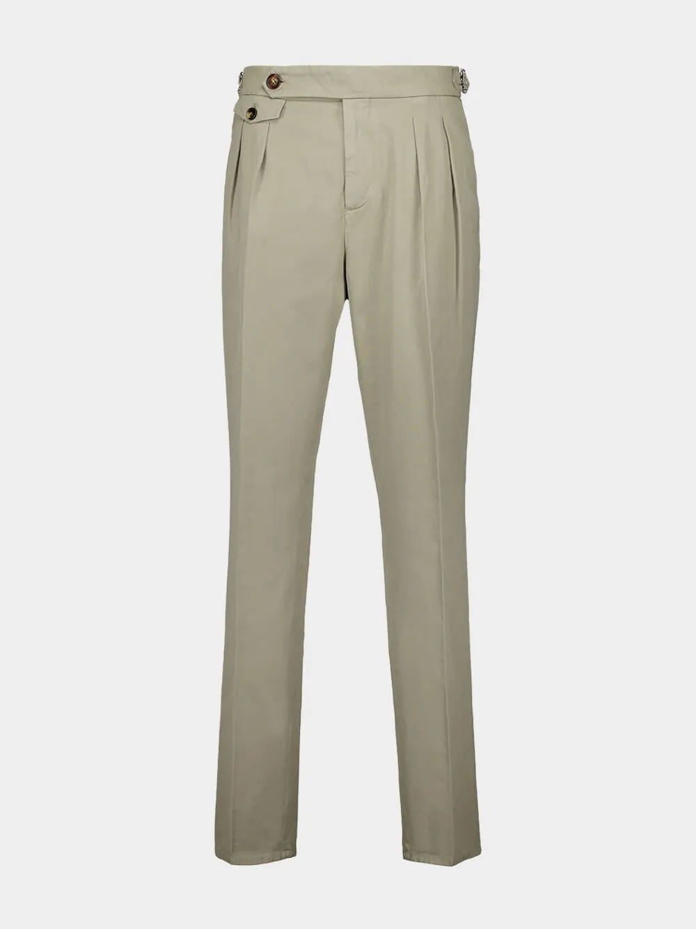 Light Green Straight Fit Drawstring Pants sold by Fashion Clinic