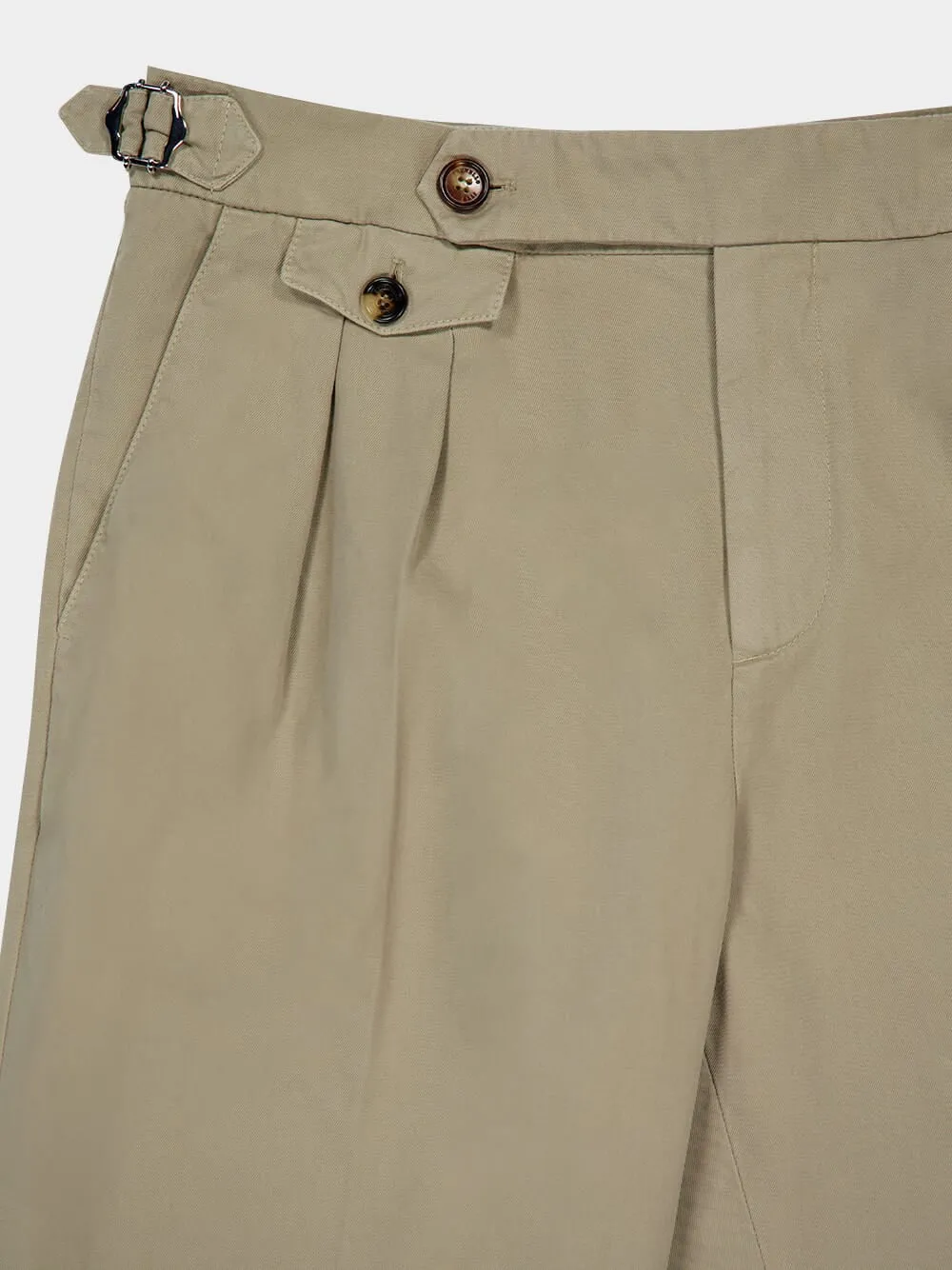 Light Green Straight Fit Drawstring Pants sold by Fashion Clinic product image thumbnail 3