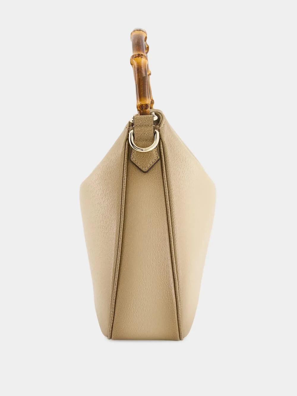 Diana Medium Shoulder Bag in Gradient Oatmeal Leather sold by Fashion Clinic product image thumbnail 4