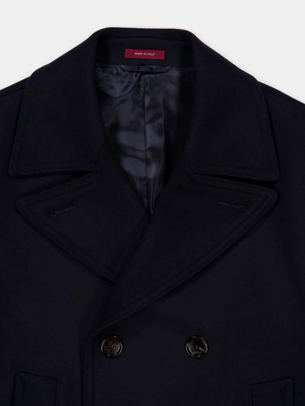 Blue Wool Batavia Coat sold by Fashion Clinic product image thumbnail 3