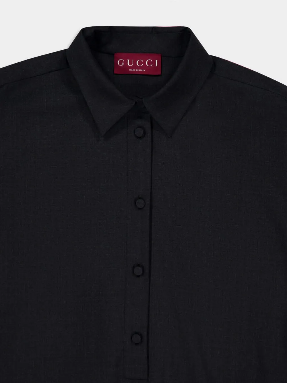 Ardesia Grey Wool Mini Dress sold by Fashion Clinic product image thumbnail 3