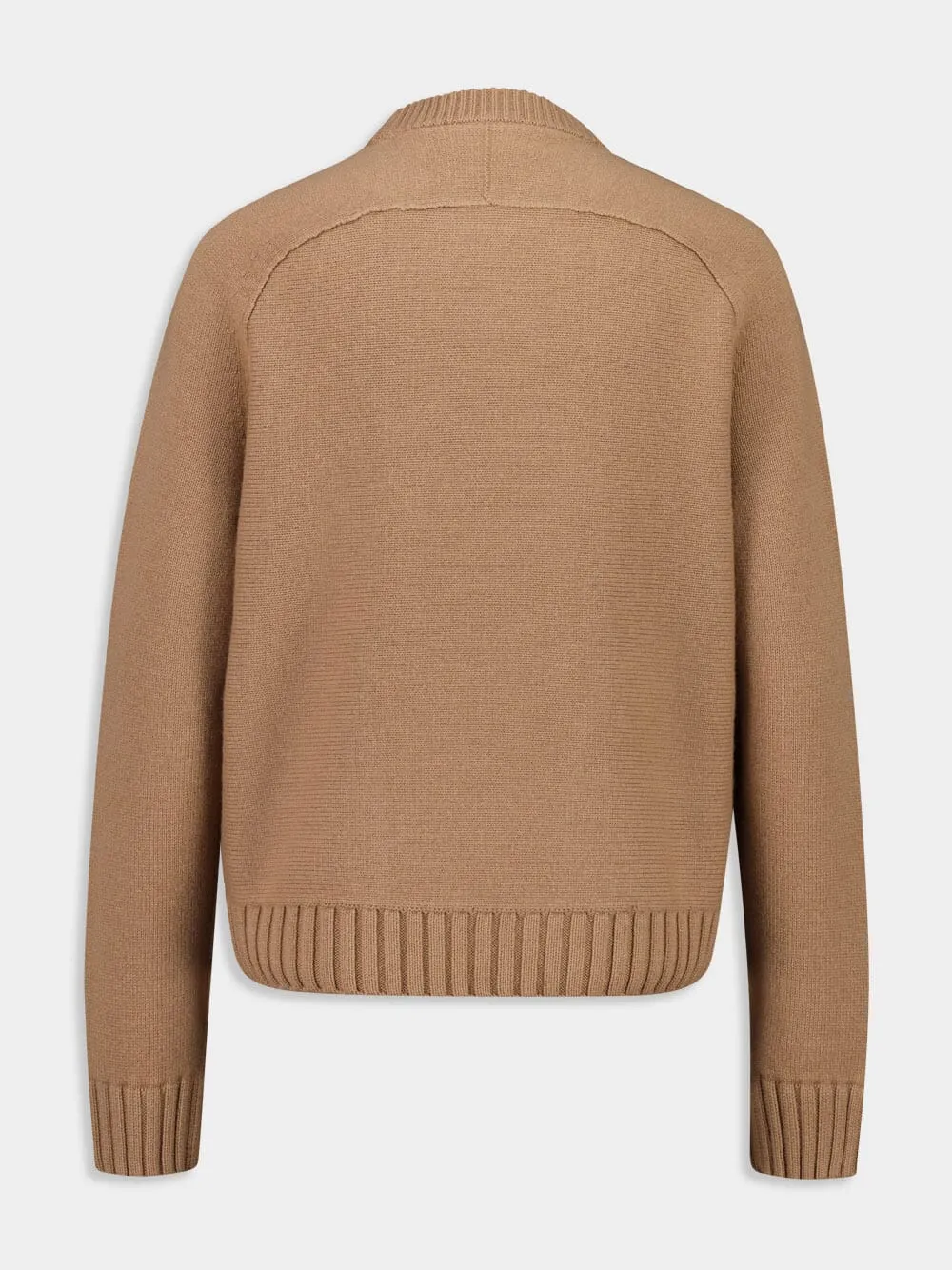 Camel Wool-Cashmere Crewneck Pullover sold by Fashion Clinic product image thumbnail 2