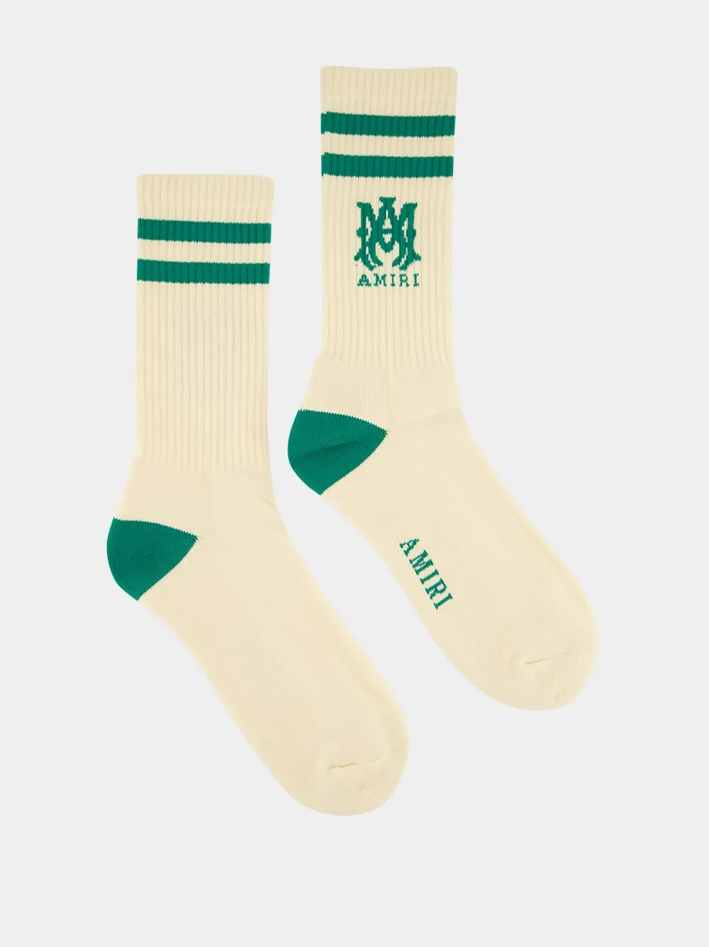 Varsity Green MA Core Logo Socks sold by Fashion Clinic