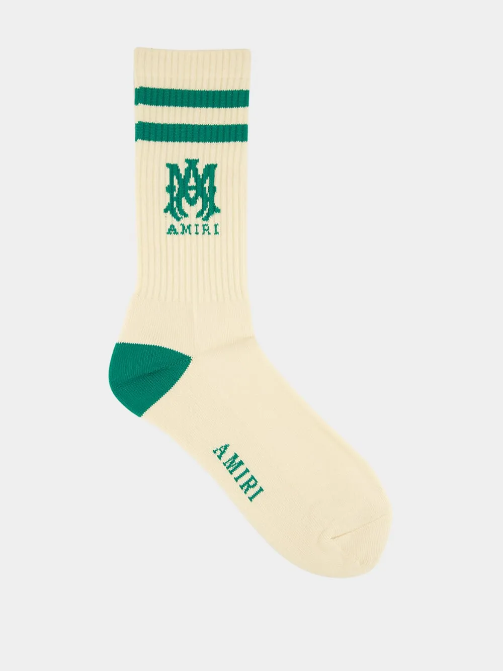 Varsity Green MA Core Logo Socks sold by Fashion Clinic product image thumbnail 2