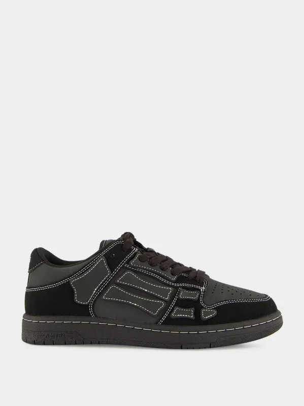 Black Skel Low Top Sneakers sold by Fashion Clinic