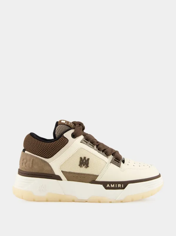 Brown MA-1 Low Top Sneakers sold by Fashion Clinic