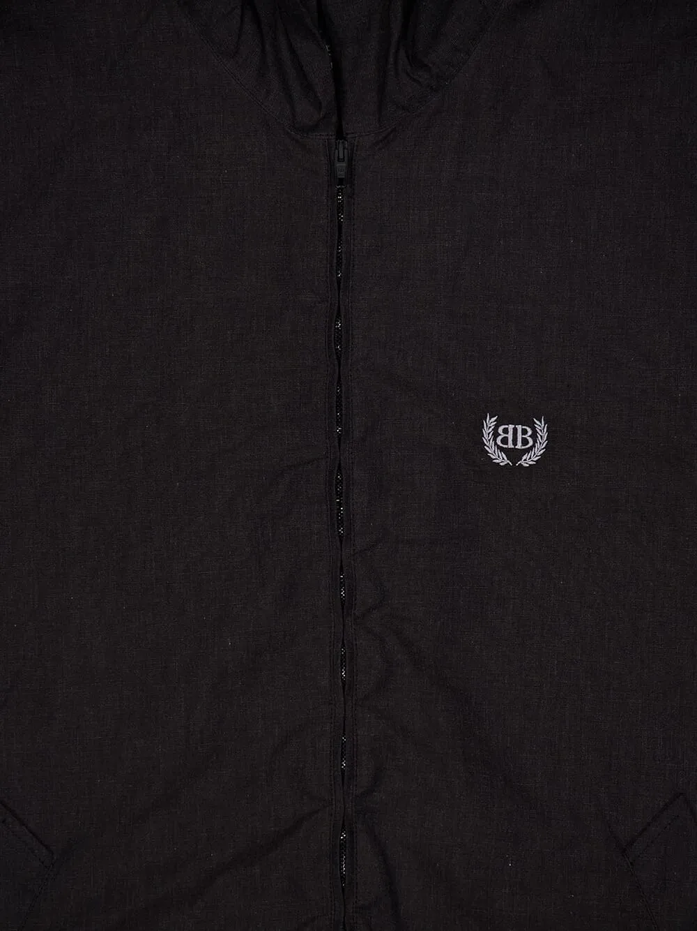 Hooded Zip-up Jacket in Black sold by Fashion Clinic product image thumbnail 3