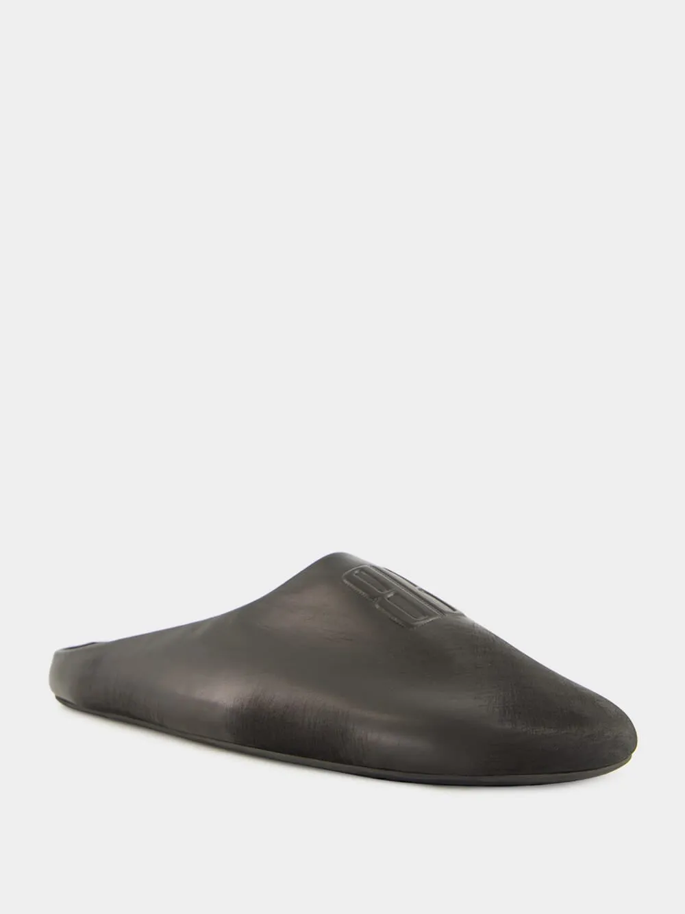 Château Flat Mule in Black Calfskin sold by Fashion Clinic product image thumbnail 2