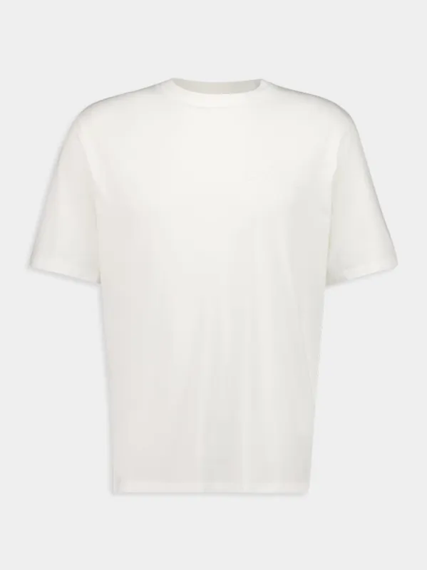 Ivory Bandana Bleach Patch T-Shirt sold by Fashion Clinic